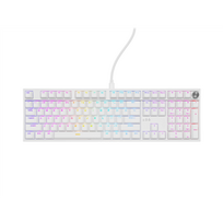 klaviatura zaidimams - Genesis Thor 404 | Mechanical Gaming Keyboard | Wired | US | White | USB | Gateron Yellow Pro | NKG-2299 - 1 nuotrauka