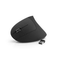 wireless vertical mouse - MOUSE USB OPTICAL WRL 6-BUTTON/LEFT BLACK MROS233 MEDIARANGE - 1 nuotrauka