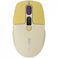 CANYON mouse MW-26 LCD Silent Dual Mode Wireless Yellow | CNS-CMSW26Y