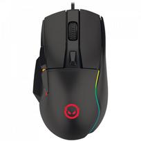 LORGAR Jetter 357, gaming mouse, Optical Gaming Mouse with 6 programmable buttons, Pixart ATG4090 sensor, DPI can be up to 8000, 30 million times key life, 1.8m PVC USB cable, Matt UV coating and RGB lights with 4 LED flowing mode, size:124.90*71.65*41.36mm, 115g | LRG-GMS357