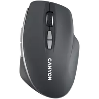 CANYON MW-21, 2.4 GHz Wireless mouse,with 7 buttons, DPI 800/1200/1600, Battery:AAA*2pcs,Dark gray72*117*41mm 0.075kg | CNS-CMSW21DG