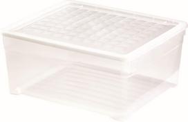 daiktadeze curver - Daiktadėžė Curver 162119, 18.5 l, skaidri, 400 x 340 x 160 mm - 1 nuotrauka