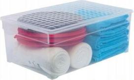 daiktadeze curver - Daiktadėžė Curver 196065, 45 l, skaidri/balta, 596 x 394 x 230 mm - 4 nuotrauka