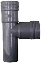 trisakis senukai - Trišakis Wavin 3-Way Drain Pipe Grey 90° 40mm - 1 nuotrauka