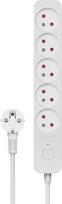 ilgintuva su rite - Elmak Power Strip With Anti-Surge Protection 1.5m Black - 1 nuotrauka