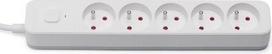 ilgintuva su rite - Elmak Power Strip With Anti-Surge Protection 1.5m Black - 3 nuotrauka