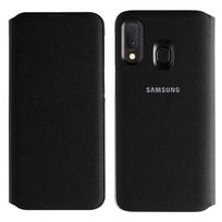 a20e samsung telefona - Dėkliukas SAMSUNG Wallet Galaxy A20e H-Flip knygutė, juodas - 1 nuotrauka