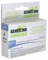Rašalinio spausdintuvo kasetė GenerInk Cartridge 12ml Yellow