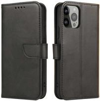 case samsung s23 ultra - Samsung Galaxy S23 Ultra Magnetinis atverčiamas dėklas piniginė - Juodas (Black) - 1 nuotrauka