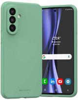 a56 samsung telefonas - Mercury Silicone Case Samsung Galaxy A56 Tamsiai Žalias (Dark Green) - 1 nuotrauka