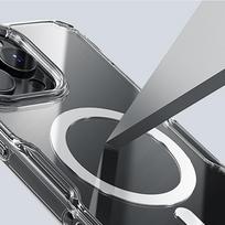 magnetinis deklas iphone 16 pro max - Nillkin "TPU PRO Magnetic Cover iPhone 16" Transparent - 4 nuotrauka