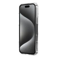 magnetinis deklas iphone 16 pro max - Nillkin "TPU PRO Magnetic Cover iPhone 16" Transparent - 9 nuotrauka