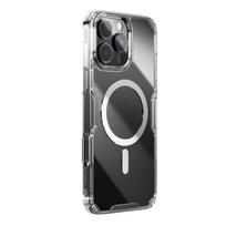 magnetinis deklas iphone 16 pro max - Nillkin "TPU PRO Magnetic Cover iPhone 16" Transparent - 11 nuotrauka