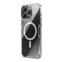 magnetinis deklas iphone 16 pro max - Nillkin "TPU PRO Magnetic Cover iPhone 16" Transparent - 12 nuotrauka