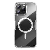 magnetinis deklas iphone 16 pro max - Nillkin "TPU PRO Magnetic Cover iPhone 16" Transparent - 13 nuotrauka