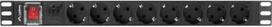 ilgintuvas rite - Ilgintuvas Lanberg PDU-08F-0200-BK, 2 m, Juodas (Black) - 1 nuotrauka