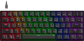 klaviatura brown switches - Speedlink keyboard Atmos RGB Rainbow US (SL-670015-BK-US) - 1 nuotrauka