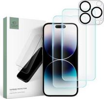 Tech-Protect "Supreme Set" Apsauginis stiklas Apple iPhone 14 Pro Max - 2 vnt. Skaidrus (Clear)