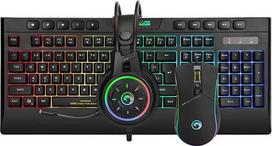 Marvo CM305 su Pele ir Ausinėmis Juoda (Black)