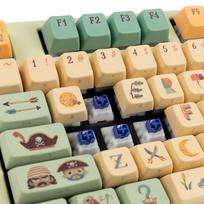 Ducky x Dimanche One 2 Pro, Žaidimams, Peter Pan - Varmilo V2 Iris (US)