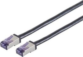 Lanview HIGH-FLEX Cat6A S/FTP tinklo kabelis 7.5m Juodas (Black)