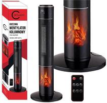 elektriniai zidiniai - Carruzzo Q20H, 2000W Juodas (Black) - 1 nuotrauka