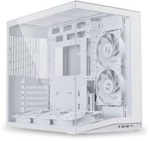 micro atx case - Lian Li O11 Dynamic Mini V2 Flow Baltas (White) - 1 nuotrauka