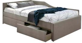 Signal Meble Lova Eliot, 120x200 cm, smėlio (Beige), su grotelėmis