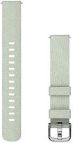 Garmin watch strap Lily 2 Nylon, sage gray/silver | 010-13302-11
