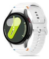 Tech-Protect watch strap Silicone Sport Samsung Galaxy Watch4/5/5 Pro/6/7/FE, white | 5906302313396
