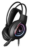 rgb ausines - Omega Varr headset VH8010L, black | 45559 - 1 nuotrauka