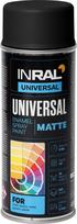 dazai - Aerozoliniai dažai INRAL Universal, juodi matiniai (RAL9011), 400 ml - 1 nuotrauka