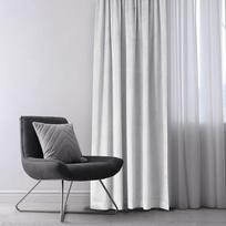 AmeliaHome VELVET Naktinė užuolaida, balta (White), 140 x 270 cm