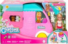 Mattel Barbie Chelsea Kemperis 2-in-1 su gyvūnų priedais HNH90, 12 cm