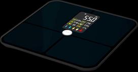 body scale - AENO Smart Body Scales BS2S Juodos (Black) - 1 nuotrauka