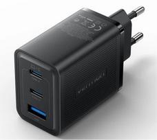 MOBILE CHARGER WALL 65W USB/3P BLACK FERB0-EU VENTION