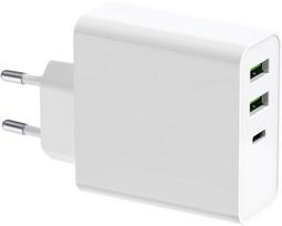 pakrovejas 65w usb - Platinet charger USB/USB-C 65W (PLCUPD65W) | 45581 - 1 nuotrauka