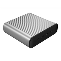 45w gan charger - Hyper | HyperJuice 245W 4 USB-C PD Port GaN Charger, EU/UK Cord | HJGAN245-EU - 1 nuotrauka