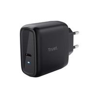 usb 65w charger - MOBILE CHARGER WALL MAXO 65W/USB-C BLACK 24817 TRUST - 1 nuotrauka