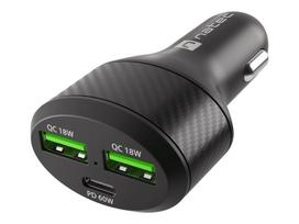 usb c 60w ikroviklis - NATEC Car charger Coney PD 3.0 84W QC3.0 | NUC-1981 - 1 nuotrauka