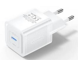 ikrovikliai 20w - MOBILE CHARGER WALL 20W USB-C/1P WHITE FEPW0-EU VENTION - 1 nuotrauka