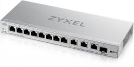 gigabit switch 2 - ZYXEL XGS1250-12 V2, 12-PORT GIGABIT WEBMANAGED DESKTOP SWITCH WITH 8 PORT 1G   3-PORT MULTIGIG 1/2.5/5/10G   1-PORT SFP  | XGS1250-12-ZZ0102F - 1 nuotrauka
