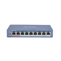 rj 45 lan tinklo sakotuvas - Hikvision | 8-Port Gigabit Switch | DS-3E0109P-E(C) | Unmanaged | Desktop | PoE/Poe  ports quantity 8 | SWITCHDS3E0109PEC | Super žemos kainos | Super žemos kainos - 1 nuotrauka