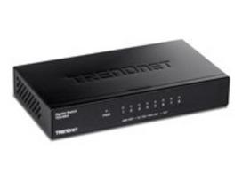 metalinis tinklas - TRENDNET 8-Port Gigabit Switch /w metal | TEG-S83 - 1 nuotrauka