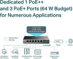 4 port gigabit ethernet switch - Switch|TP-LINK|TL-SG1006PP|Desktop/pedestal|6x10Base-T / 100Base-TX / 1000Base-T|PoE  ports 4|TL-SG1006PP - 2 nuotrauka