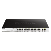 desktopus - D-Link | 28-Port Gigabit Smart Managed PoE Switch | DGS-1210-28P | Managed L2  | Desktop | Power supply type External | DGS-1210-28P/E - 1 nuotrauka