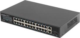 poe sakotuvas - LANBERG switch PoE  24x 1GB 2x SFP 250W | RSGE-24P-2GE-2S-250 - 4 nuotrauka