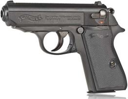spyruokliniai pistoletai - ASG Walther PPK/S 6 mm Spring Juodas (Black) - 1 nuotrauka