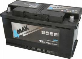 4MAX AGM 12V 95Ah 850A START&STOP