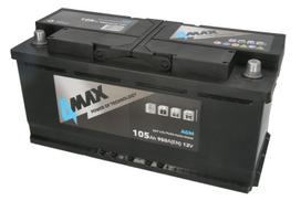 4MAX AGM 12V 105Ah 950A